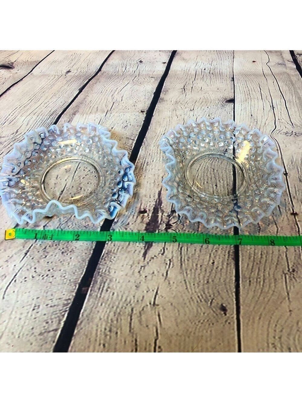 Vintage Opalescent Hobnail (Dew Drop) Trinket Dish